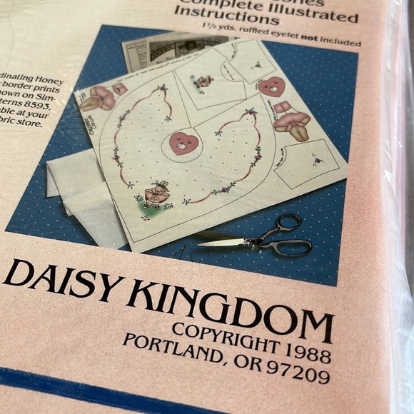 1988 Honey Bunny Kids Designer Collar‎ Kit Daisy Kingdom Ballerina Rose 5024 NEW - Picture 7 of 8